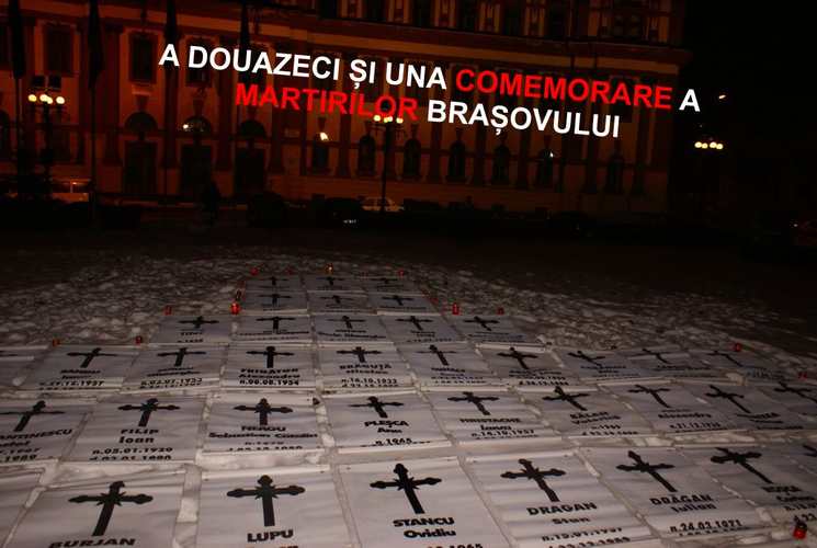 A douazecea si una comemorare a Eroilor Revolutiei la Brasov
